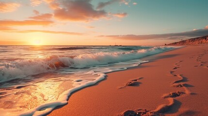 Golden Hour at the Beach