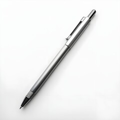 stylish black pen on white background