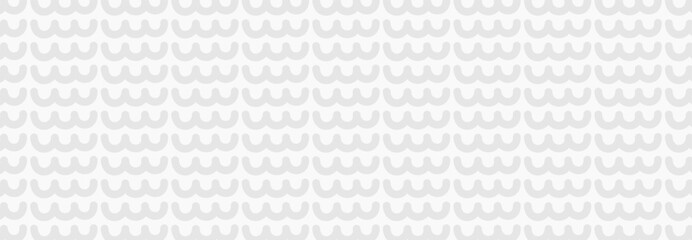 Thick curved lines, cute style, gray and white background. Wavy line patterns, roof stripes, tiles, Illustration, vector, wave, banner, website. Arrangement. fish scales.