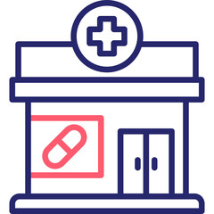 Obraz premium Pharmacy Icon