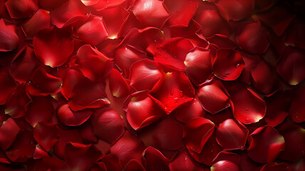 red rose petals background