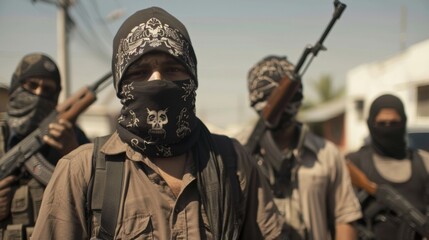 Militant Group in Urban Area.