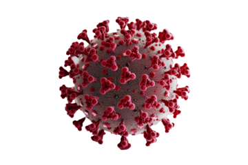 a close up of a virus