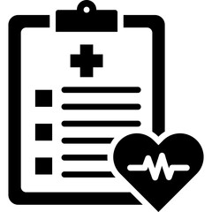 Obraz premium Health Chart Icon