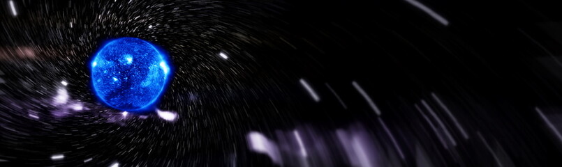 Stars of a planet and galaxy in a free space. .Magic color galaxy. Infinite universe and starry...