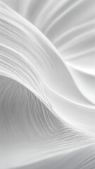 AI White Background Abstract - Portrait