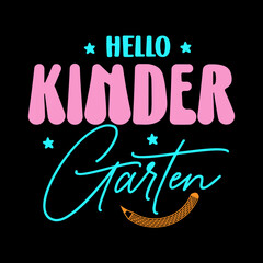 Hello Kindergarten SVG © Nahid