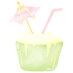 summer coconut juice