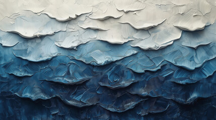 Fototapeta premium Abstract background paint textured blue clolor