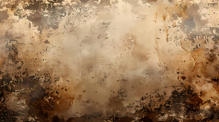 Elegant abstract art with warm earth tones and textured splashes, creating a sophisticated and artistic ambiance.