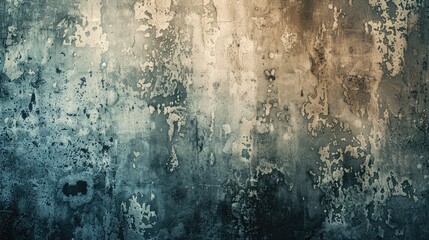 Fototapeta premium Aged grimy concrete wall with vintage texture Grunge abstract backdrop