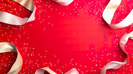 Celebration Indonesia independence day with waving flag. Happy independence day Indonesia