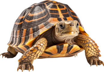 Closeup of Colorful Tortoise