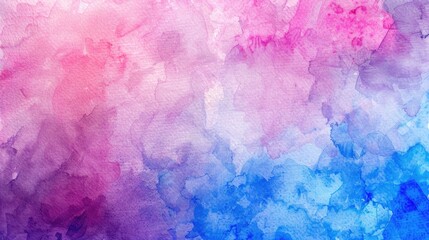 Bright painting design on textured paper background with pastel watercolors