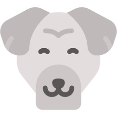 Naklejka premium Vector Icon Great Pyrenees, Mammal, Pet, Animal, Breed, Dog