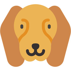 Vector Icon Beagle, Animal Kingdom, Dog, Mammal, Dog Nose, Pets