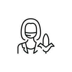 Icon featuring a microscope and a chemical reaction in a flask, symbolizing scientific experiments and research in a laboratory setting. Ideal for educational communication. Vector illustration.