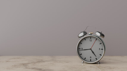 a clock sitting on top of a table