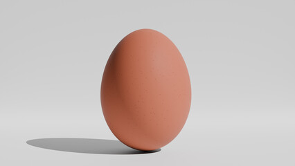 a large egg sitting on top of a white surface