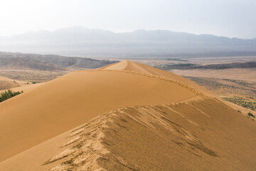 Singing Dunes, Kazakhstan, Desert, Sand, Steppe, Altyn-Emel Nature Park | Поющие барханы, Казахстан, Пустыня, Песок, Степь, Природный парк Алтын-Эмель