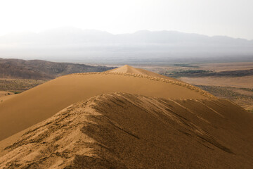 Singing Dunes, Kazakhstan, Desert, Sand, Steppe, Altyn-Emel Nature Park | Поющие барханы, Казахстан, Пустыня, Песок, Степь, Природный парк Алтын-Эмель