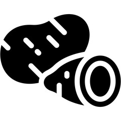 Vector Icon Potato, Vegetarian, Healthy Food, Organic, Harvest, Nature