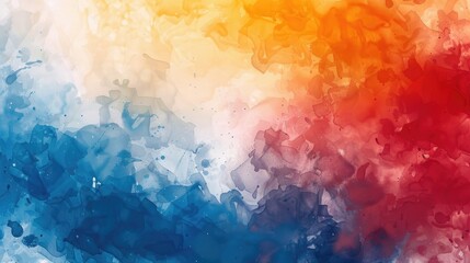 Colorful abstract painted background in watercolor style