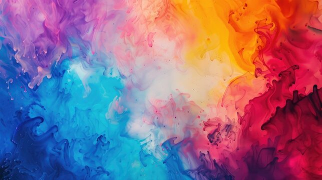 Colorful background with tempera pigments