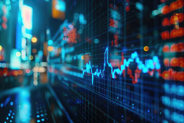 Fototapeta premium Big data electronic transmission