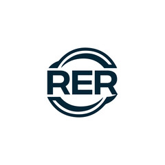  RER logo. R E R design. White RER letter. RER, R E R letter logo design. Initial letter RER linked circle uppercase monogram logo. R E R letter logo vector design. top logo, Most Recent, Featured,