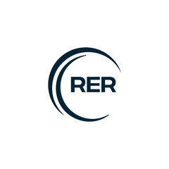  RER logo. R E R design. White RER letter. RER, R E R letter logo design. Initial letter RER linked circle uppercase monogram logo. R E R letter logo vector design. top logo, Most Recent, Featured,