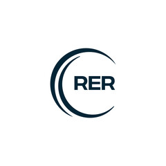  RER logo. R E R design. White RER letter. RER, R E R letter logo design. Initial letter RER linked circle uppercase monogram logo. R E R letter logo vector design. top logo, Most Recent, Featured,