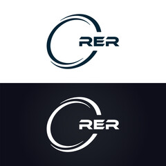  RER logo. R E R design. White RER letter. RER, R E R letter logo design. Initial letter RER linked circle uppercase monogram logo. R E R letter logo vector design. top logo, Most Recent, Featured,