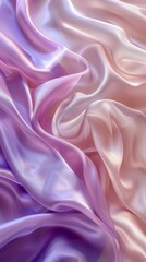 Obraz premium Purple and Pink Silk Fabric Draped Background