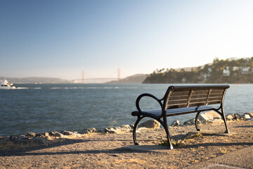 Overlooking Golden gate bridge