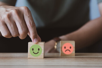 Feedback rating and service review.