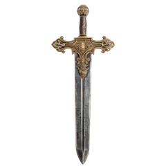 falchion sword isolated on a transparent background