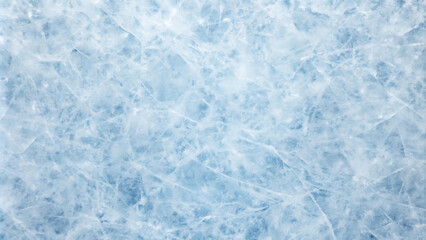 Naklejka premium Ice frozen blue background, icy frost scratched texture background.