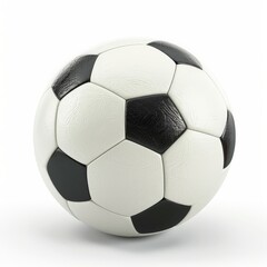 a soccer ball on white background