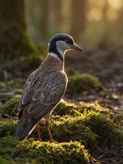 Obraz premium a forest where quails walk