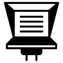 Teleprompter icon