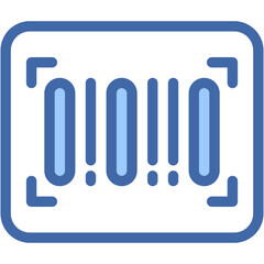 Vector Icon Bar Code, Products, Price, Scan, QR Code, Shipping And Delivery