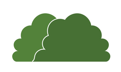 Bush clipart. Isolated on a white background. vector illustration. EPS 10