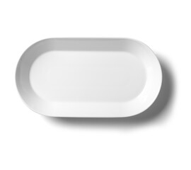 empty white plate