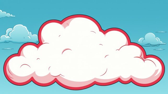 Enhance your message with this comic speech bubble illustration, perfect for adding humor and character to your content