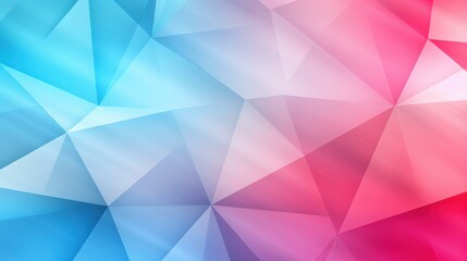 Obraz premium Vibrant geometric designs in blue and pink hues with a modern touch. AIGA adds a pop of color to any space.