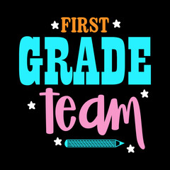 First Grade Team SVG