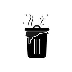 Rubbish Icon. Waste, Garbage. Trash, Litter  Symbol - Vector.