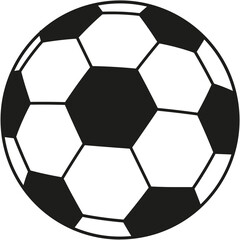 Football Ball icon or Soccer Ball icon.2024 Football. Soccer or Football icon.Vector
