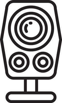recommend clip art: Music Loudspeaker Icon Line Art